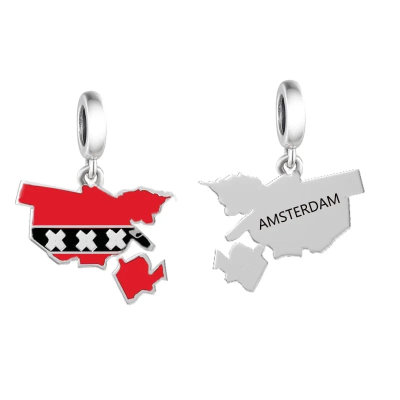 Liora Atelier Amsterdam Map Dangle Charm