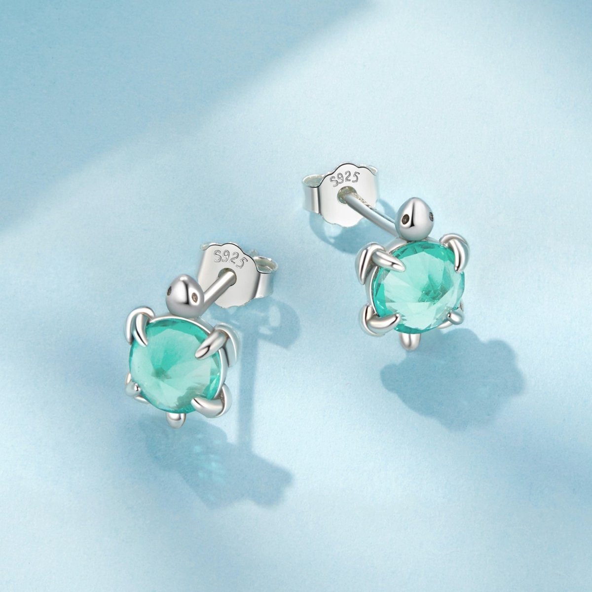Liora Atelier Aqua Sea Turtle Stud Earrings