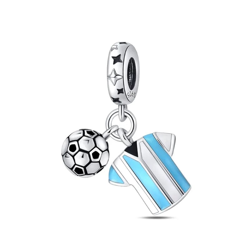 Liora Atelier Argentina Football Messi Shirt Dangle Charm