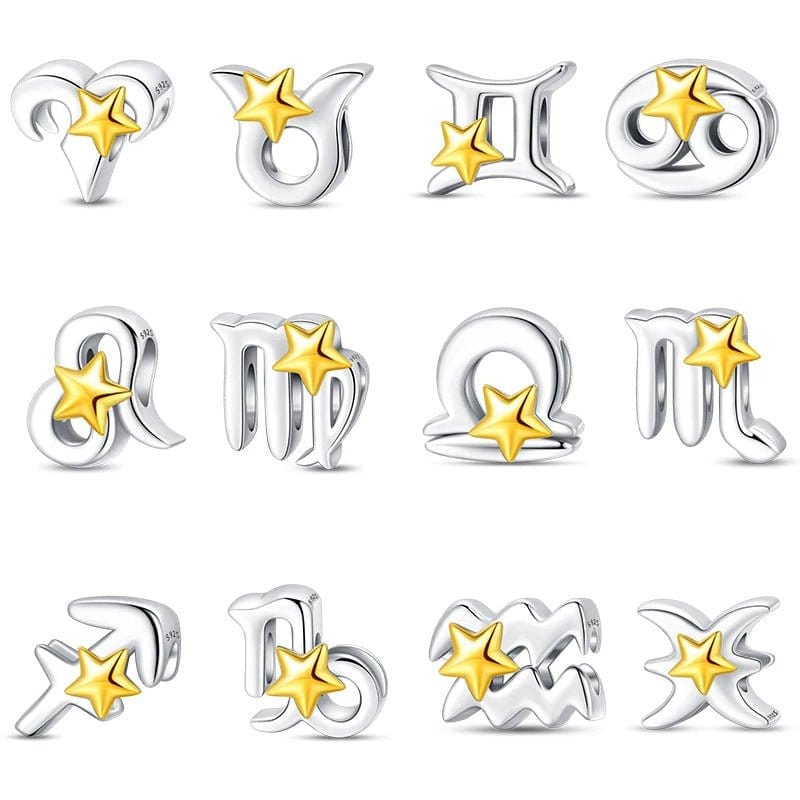 Liora Atelier Gold Star Astrology Signs Zodiac Constellation Charms