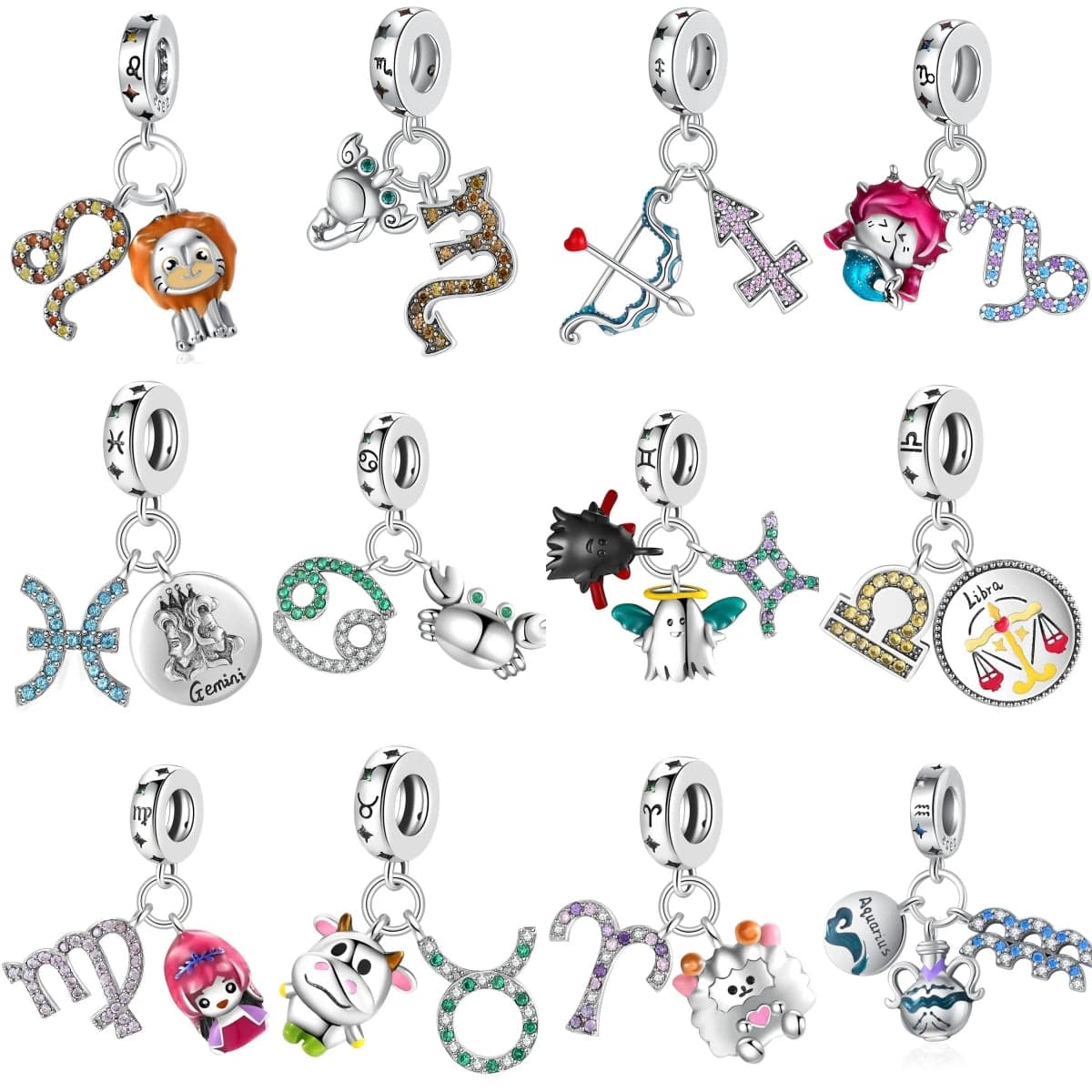 Liora Atelier Crystals Astrology Signs Zodiac Constellation Charms