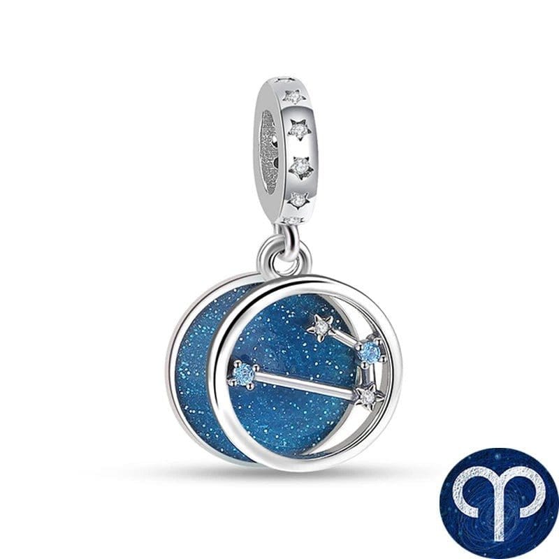 Liora Atelier Blue Galaxy Astrology Signs Zodiac Constellation Charms