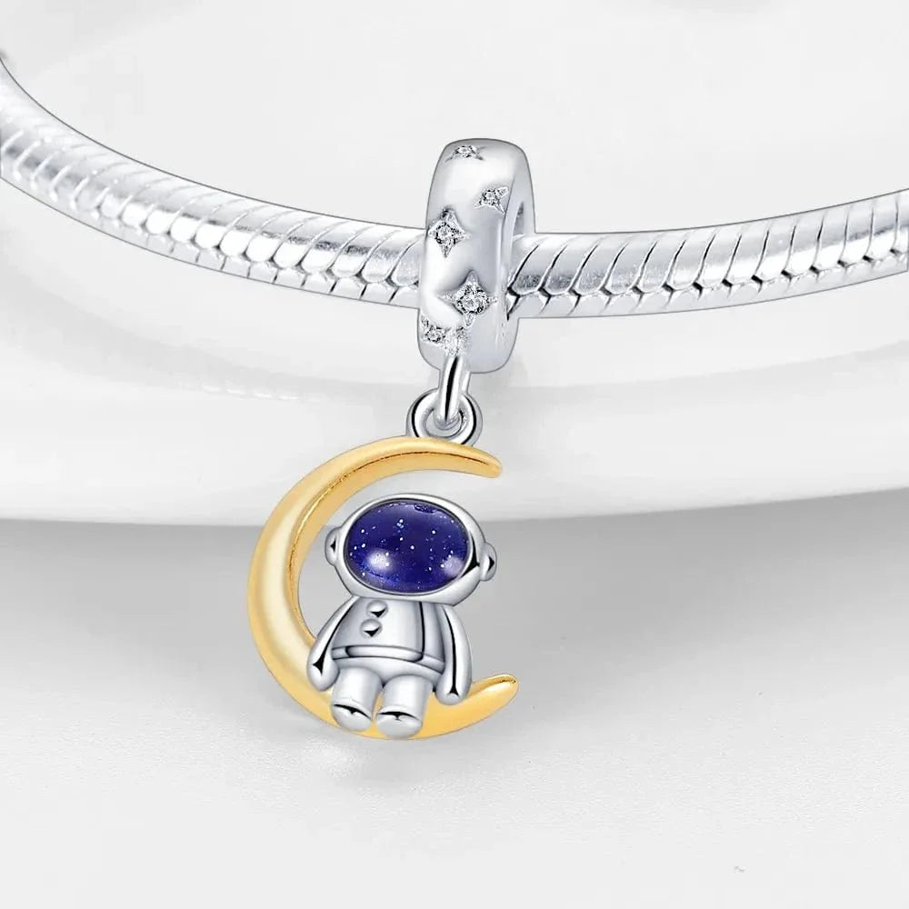 Liora Atelier Astronaut on the Moon Charm