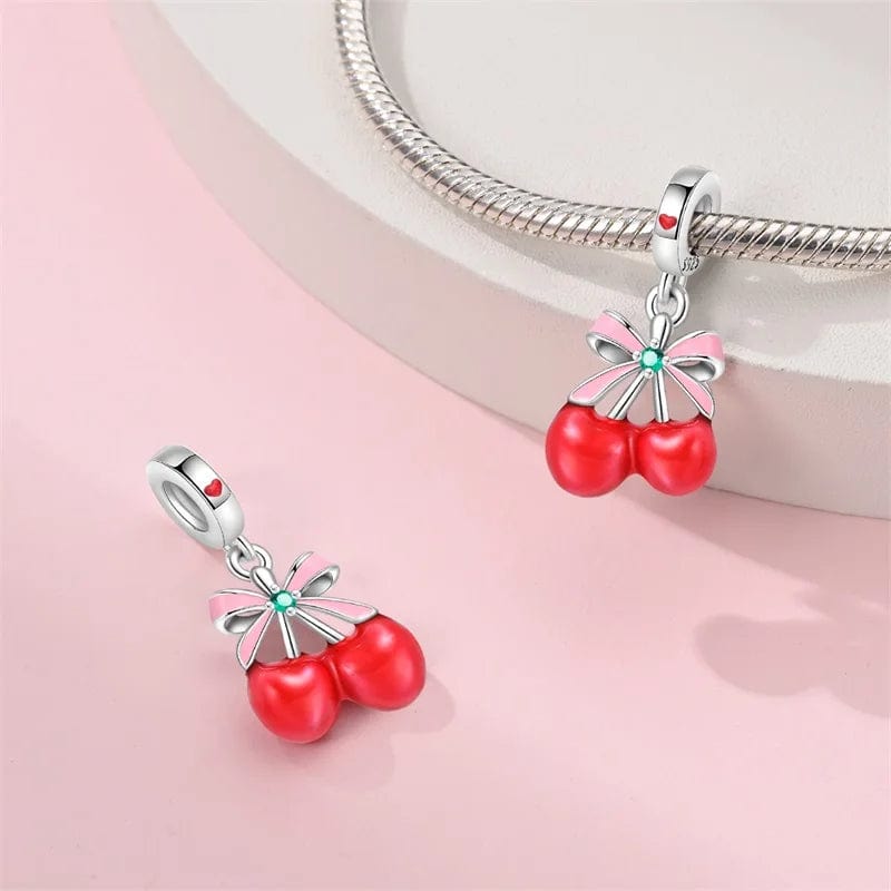 Liora Atelier Asymmetrical Cherry Fruit Dangle Charm