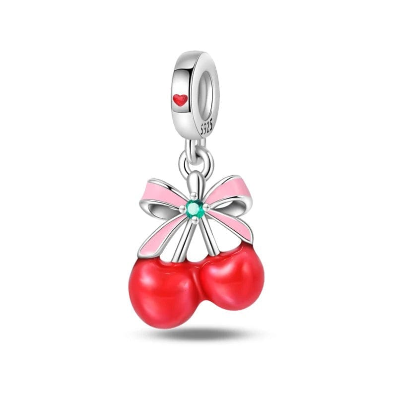Liora Atelier Asymmetrical Cherry Fruit Dangle Charm