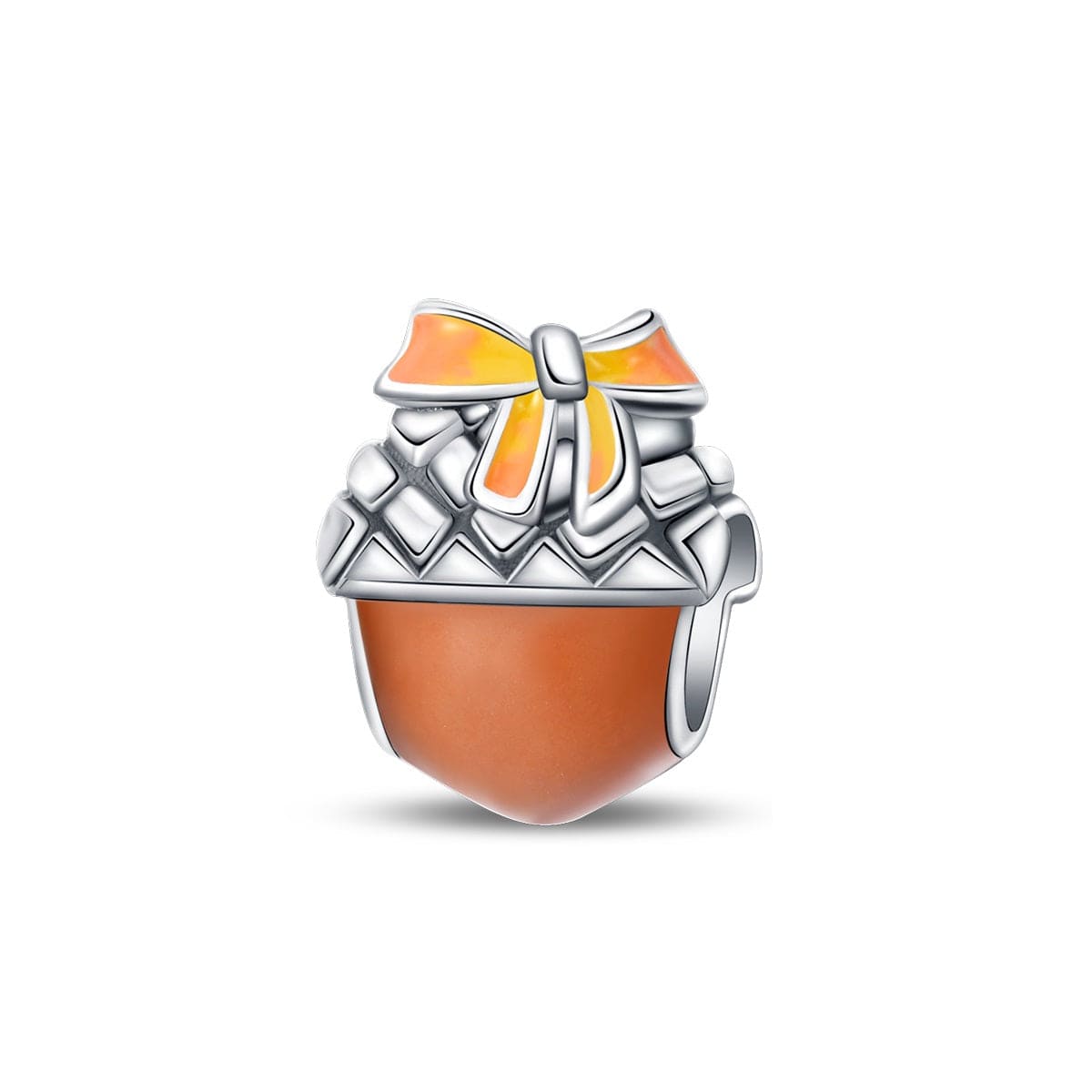 Liora Atelier Autumn Acorn Charm with Enamel Bow