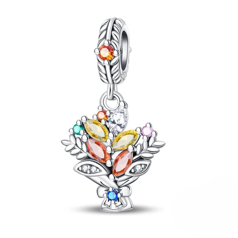 Liora Atelier Autumn Flower Bouquet Bracelet Charm