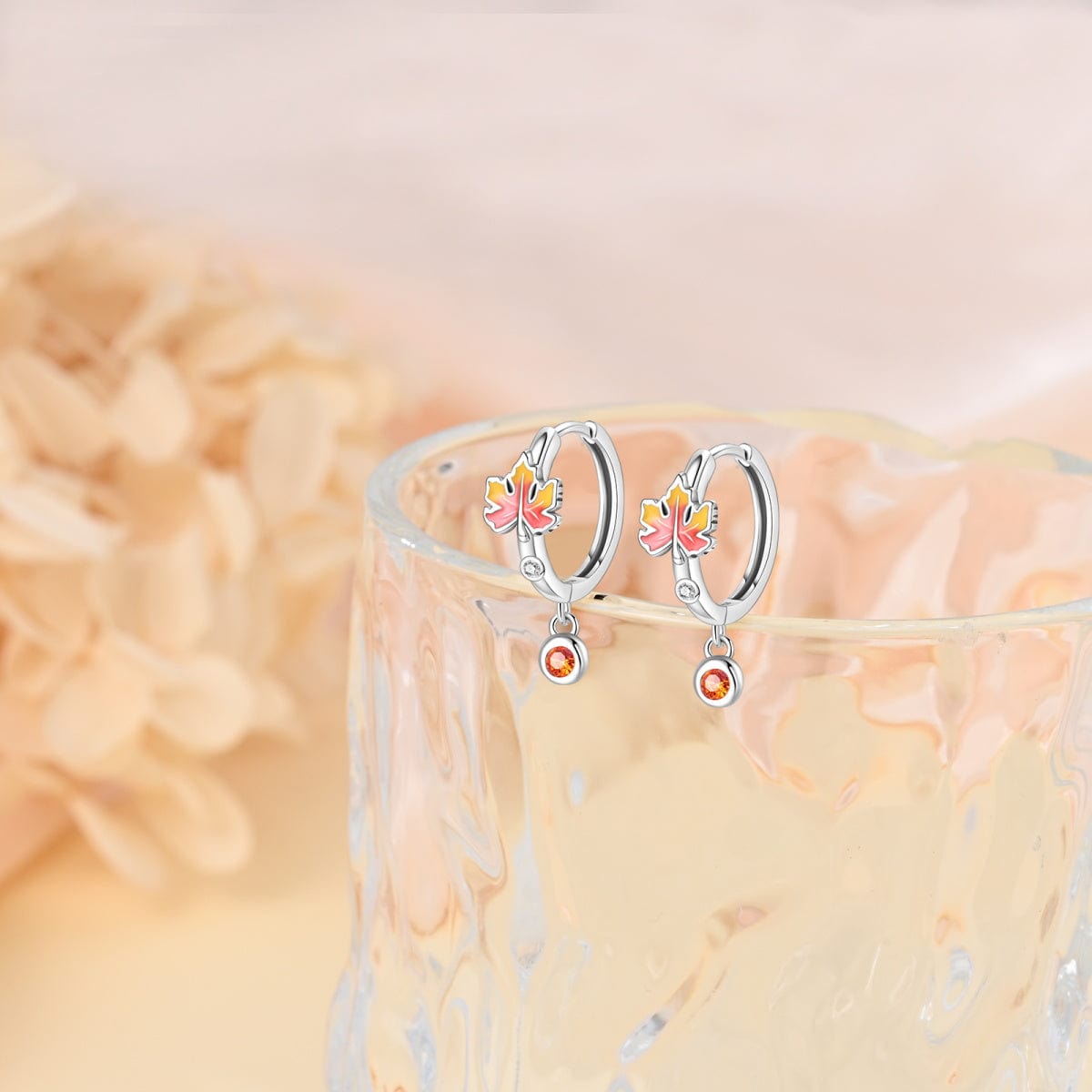 Liora Atelier Autumn Glow Maple Leaf Earrings