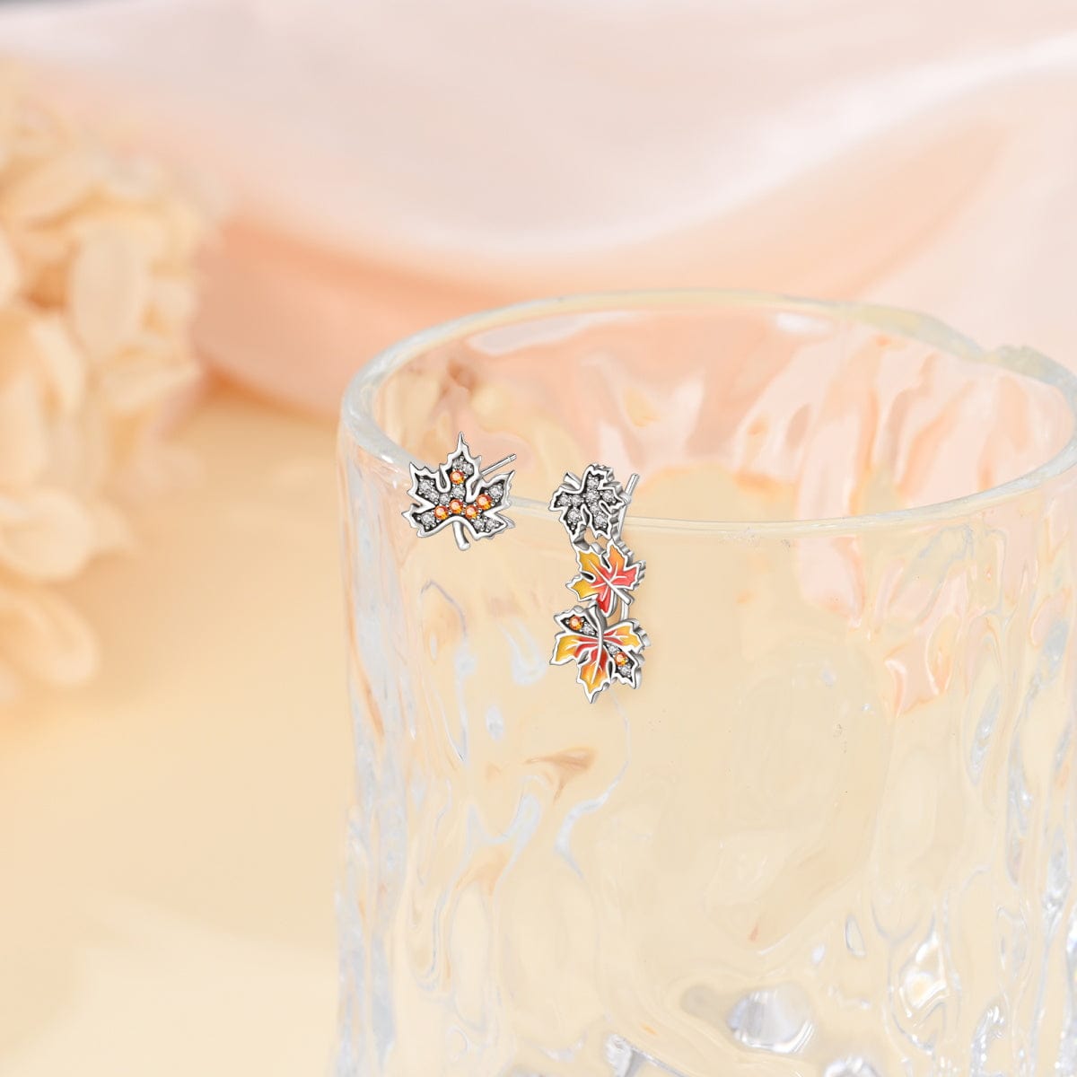 Liora Atelier Autumn Maple Cluster Stud Earrings