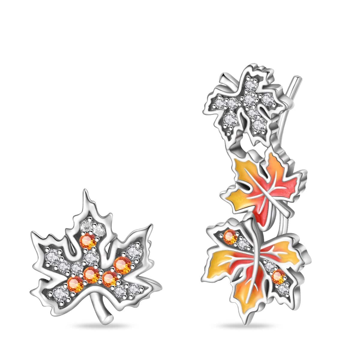Liora Atelier Autumn Maple Cluster Stud Earrings