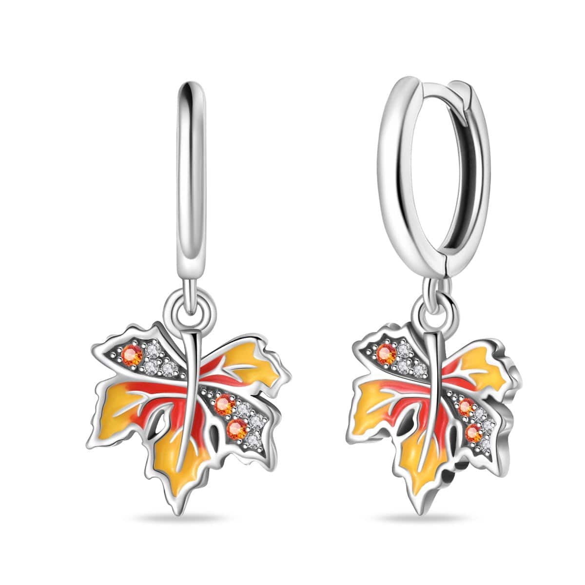Liora Atelier Autumn Maple Leaf Drop Earrings