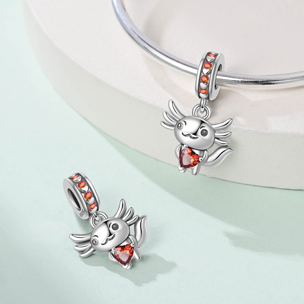 Liora Atelier Axolotl Love Dangle Charm
