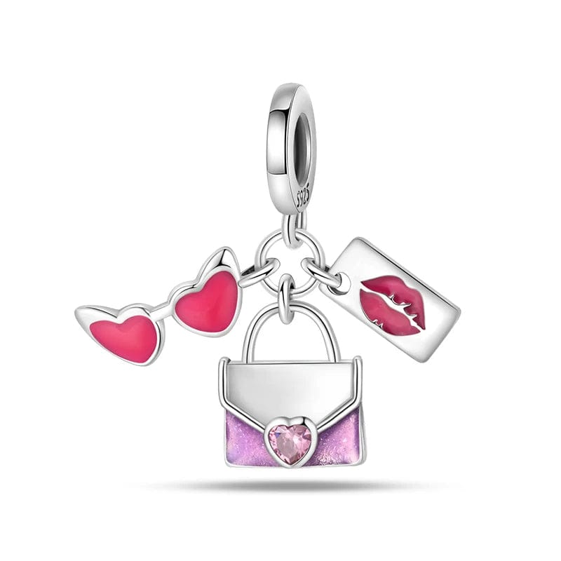 Liora Atelier Barbie Heart Glasses, Purse & Kiss Charm