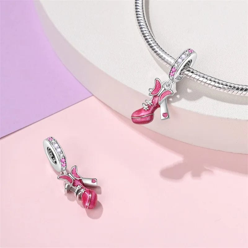 Liora Atelier Barbie High Heels and Butterfly Charm