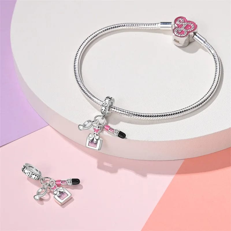 Liora Atelier Barbie Mirror, Perfume, Pink Lipstick Charm