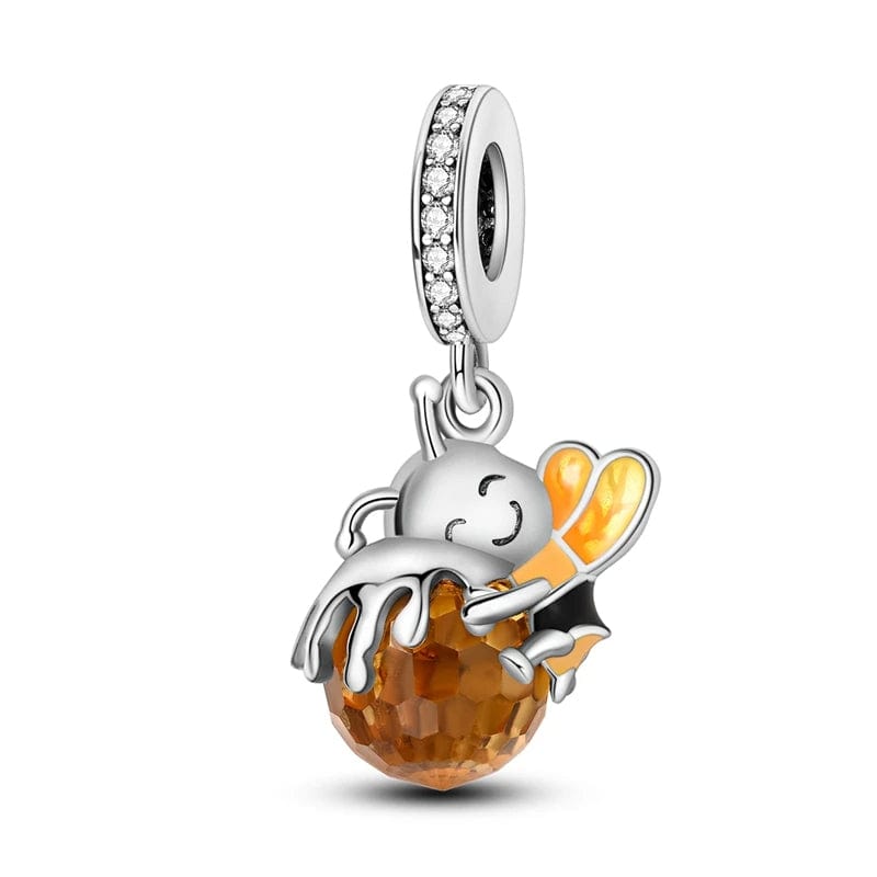 Liora Atelier Bee Hugging Honey Dangle Charm