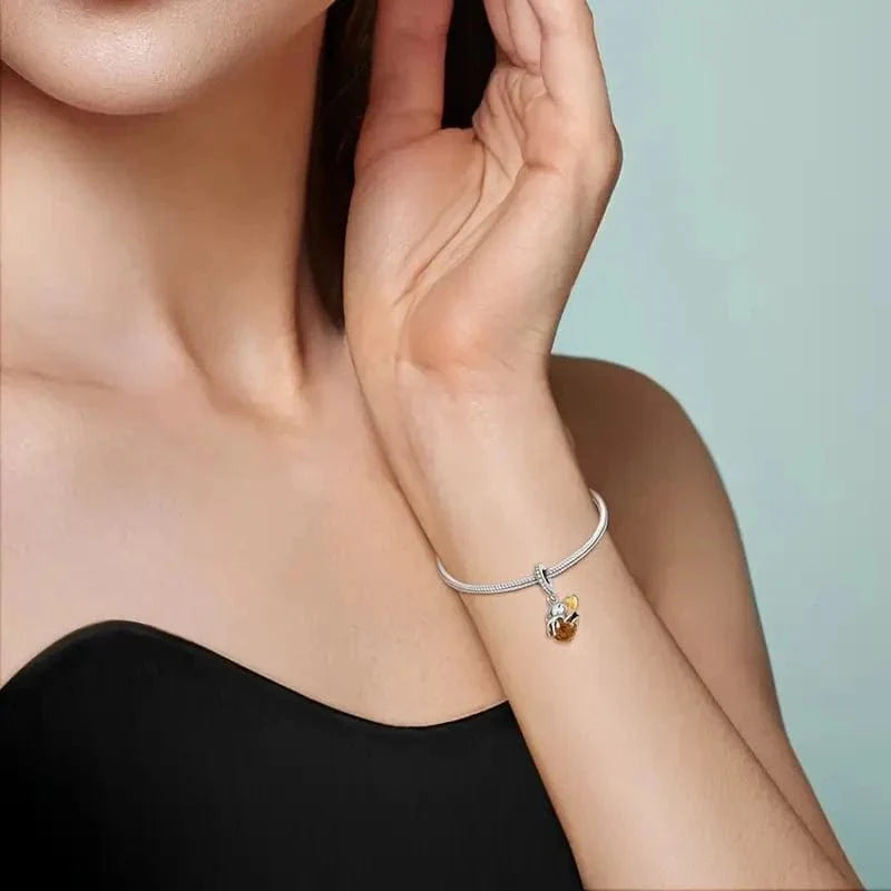 Liora Atelier Bee Hugging Honey Dangle Charm