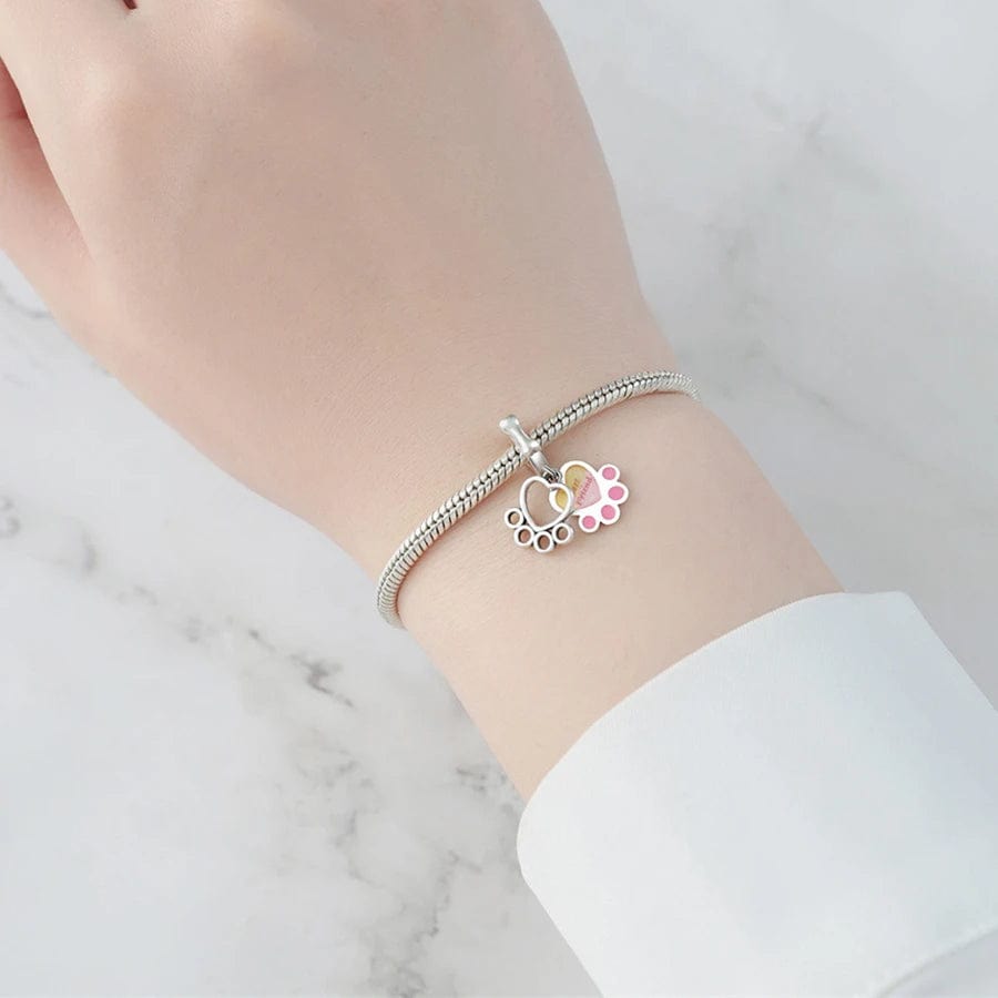 Liora Atelier Hearts & Paw Print Dangle Charm