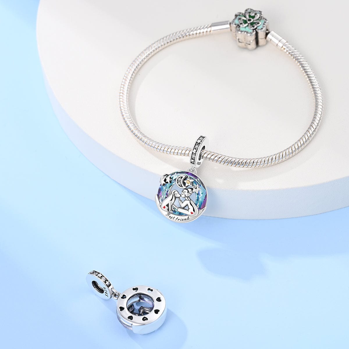 Liora Atelier Best Friend Moonlit Crystal Dangle Charm