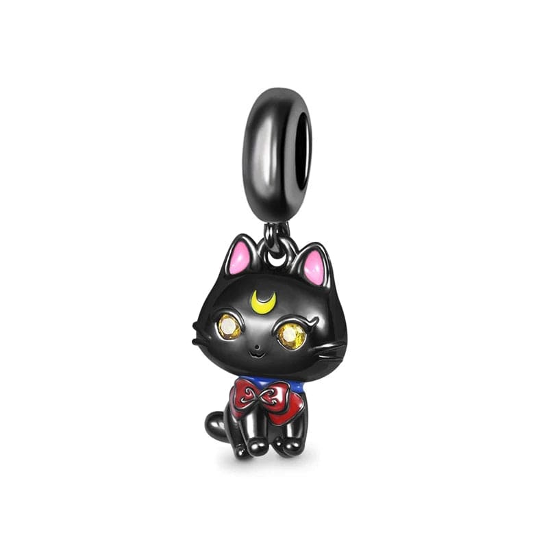 Liora Atelier Black Cat Pendant Dangle Charm