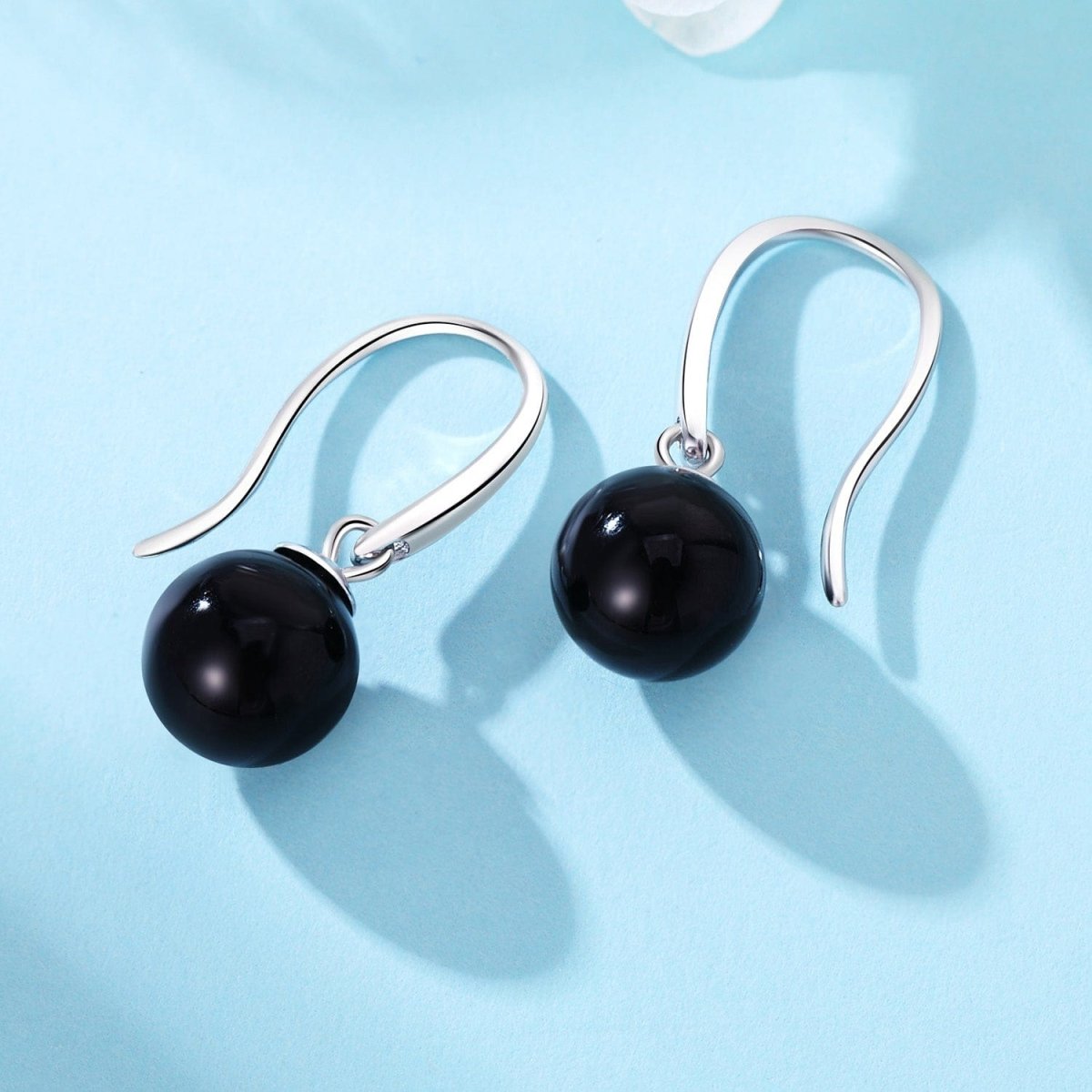 Liora Atelier Black Pearl Drop Earrings