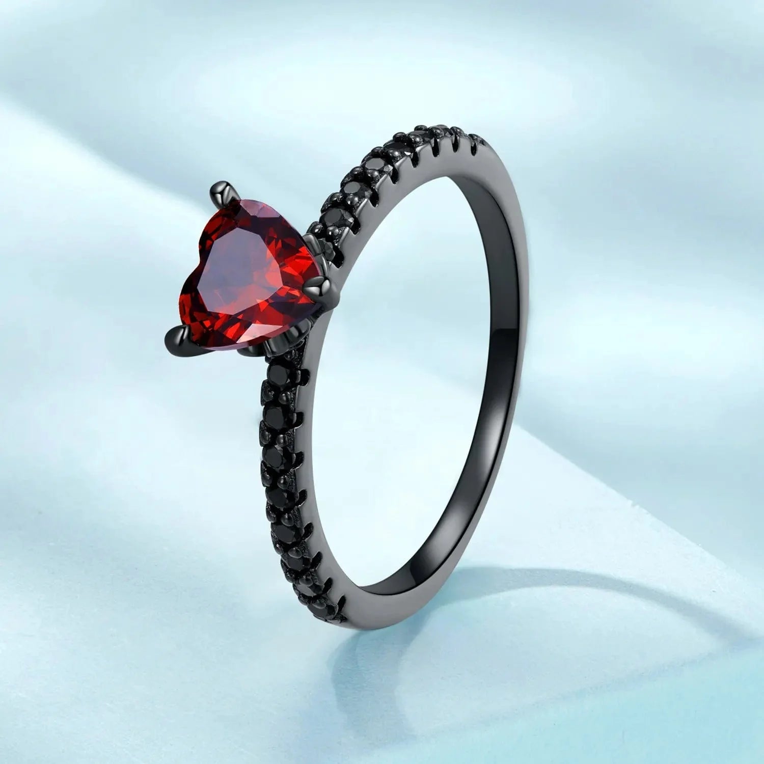 Liora Atelier Black Punk Heart Ring