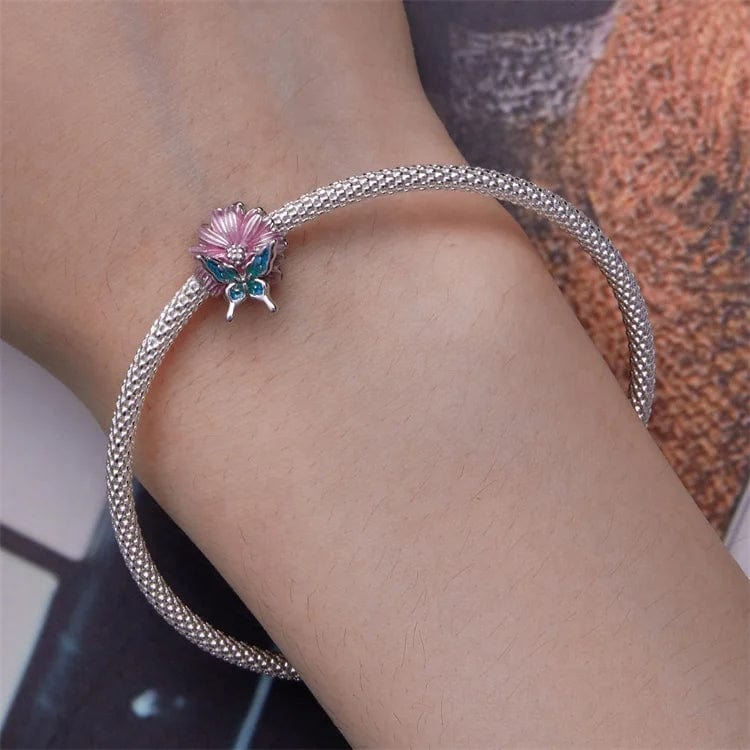Liora Atelier Blooming Flower & Butterfly Charm