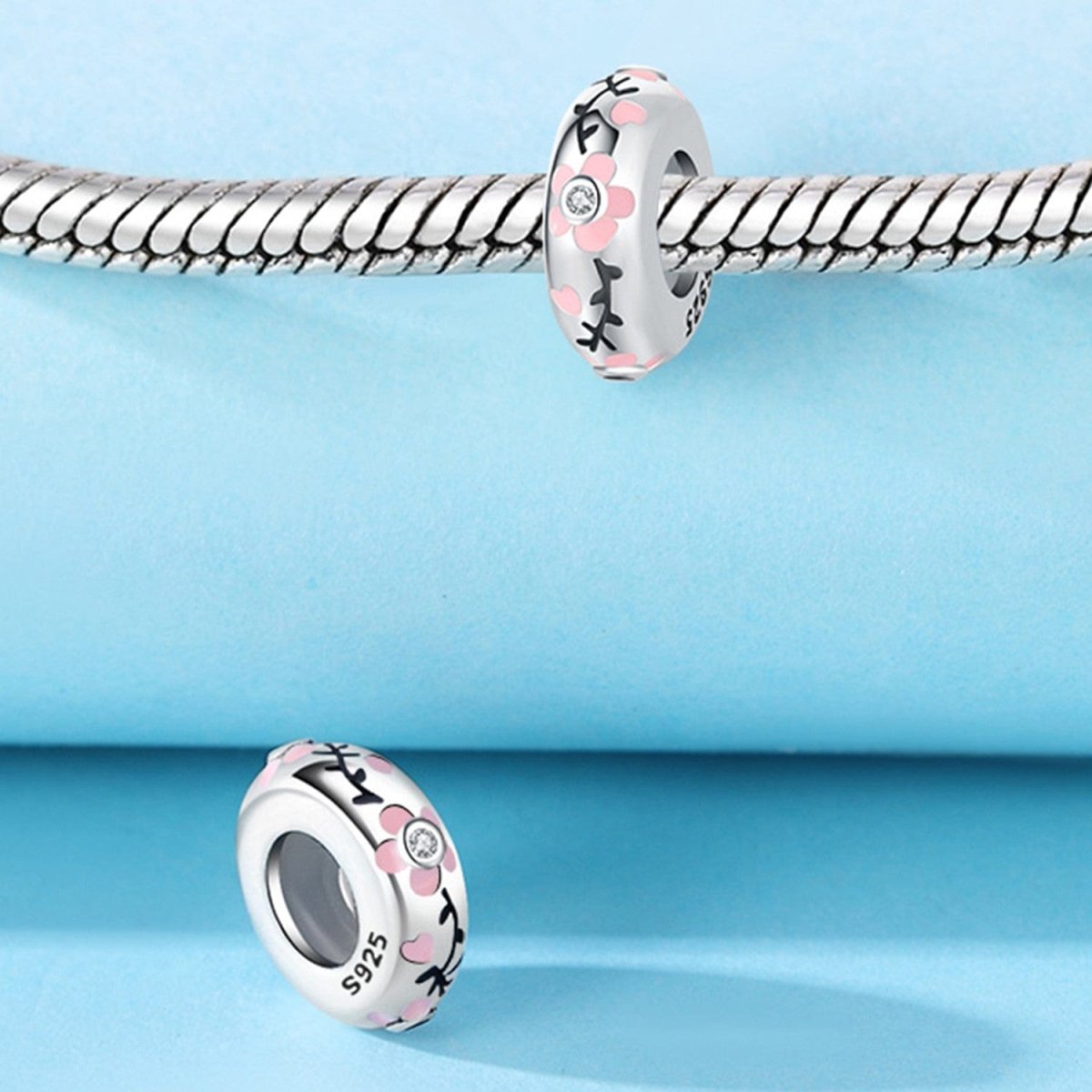 Liora Atelier Blossom Pink Enamel Flower Charm