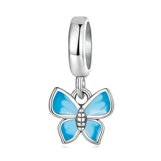 Liora Atelier Blue Butterfly Mini Dangle Charm