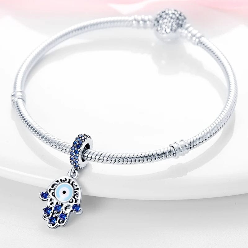 Liora Atelier Blue Hand of Fatima Charm
