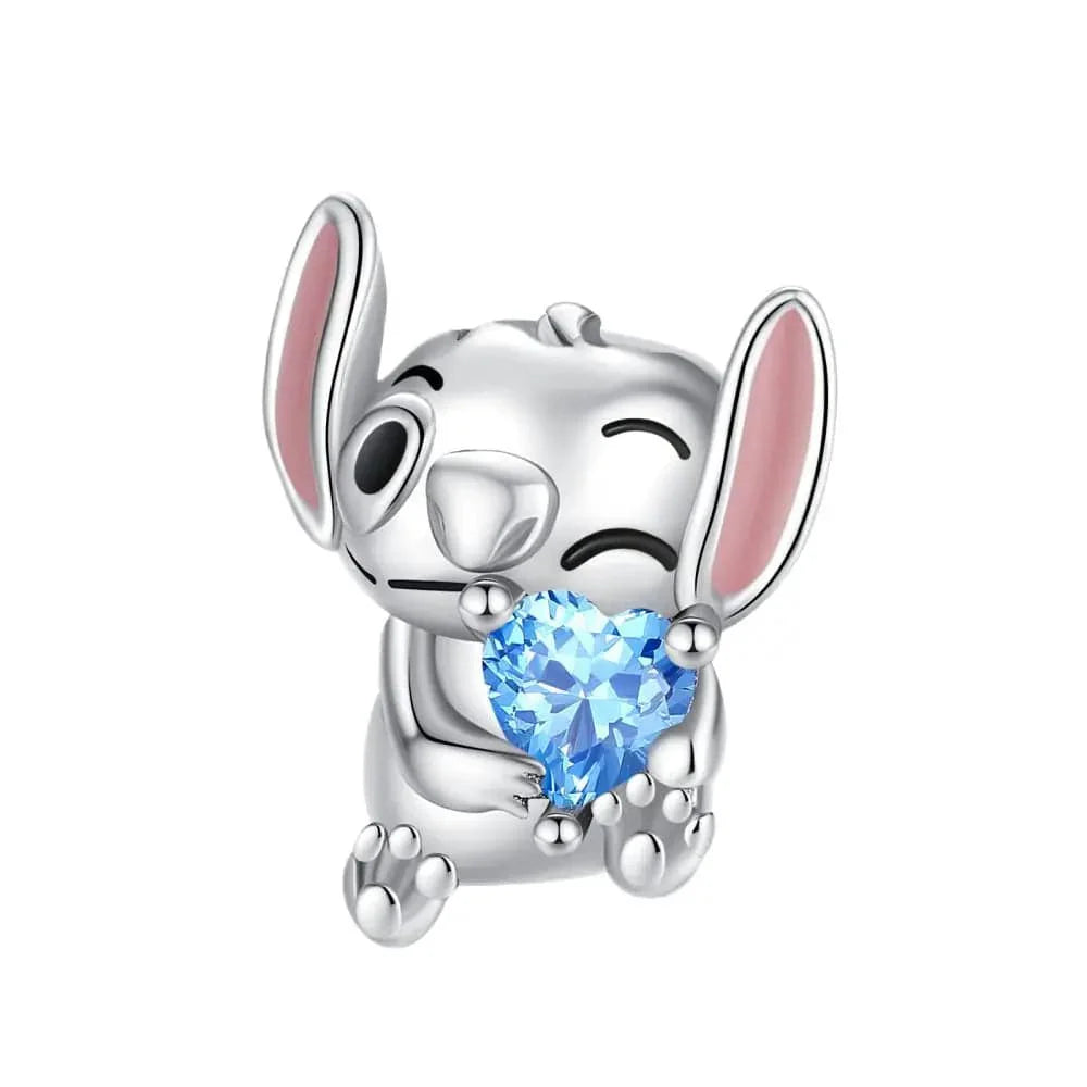 Liora Atelier Blue Heart Stitch Charm