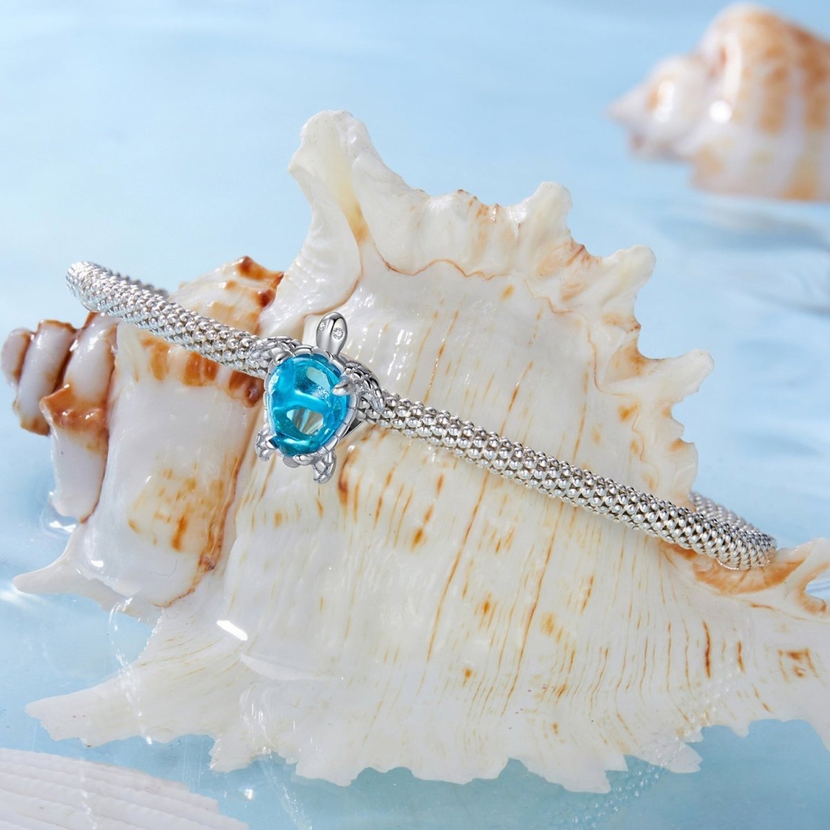 Liora Atelier Blue Ocean Turtle Charm