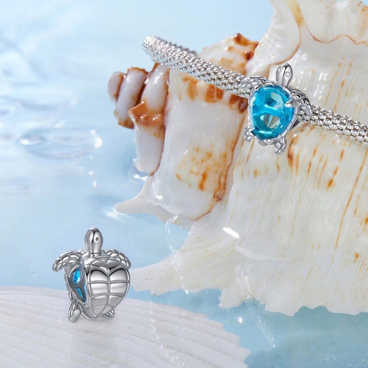Liora Atelier Blue Ocean Turtle Charm
