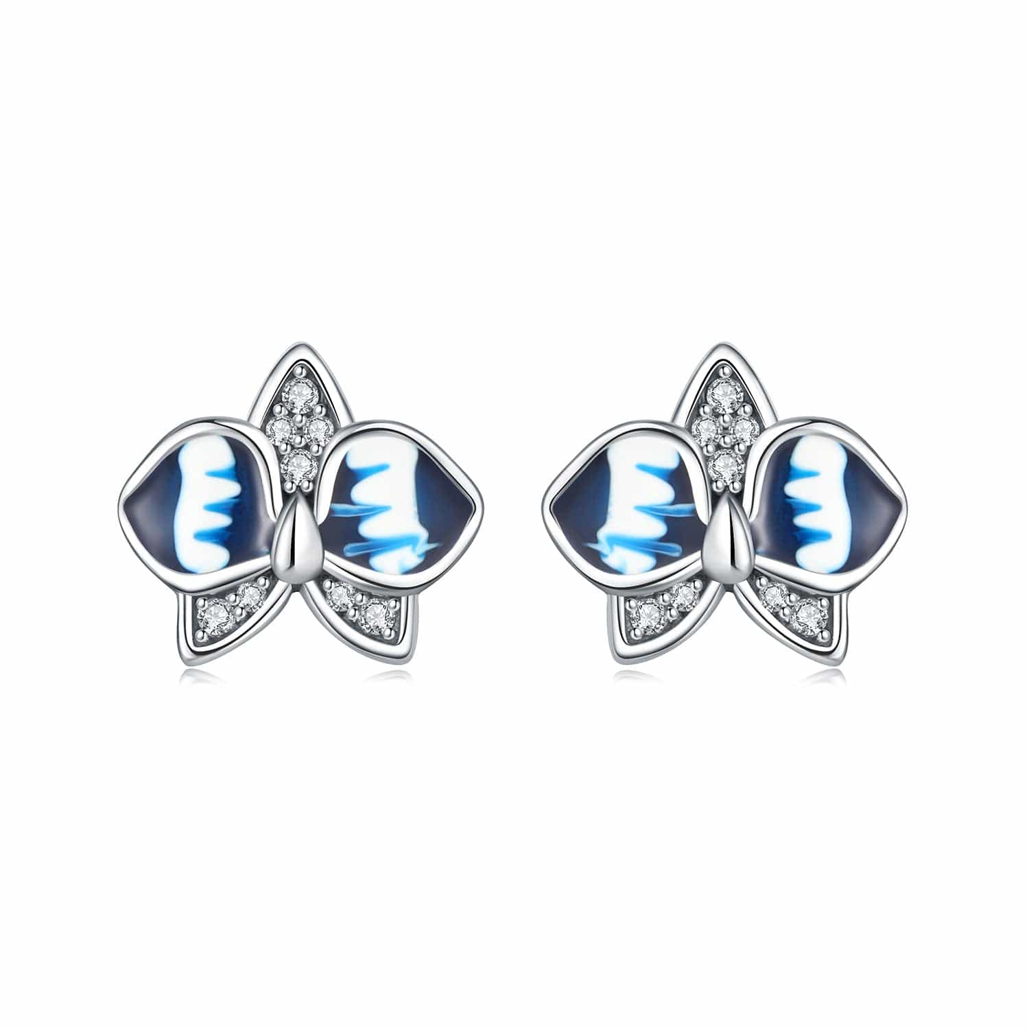 Liora Atelier Blue Radiance Butterfly Studs