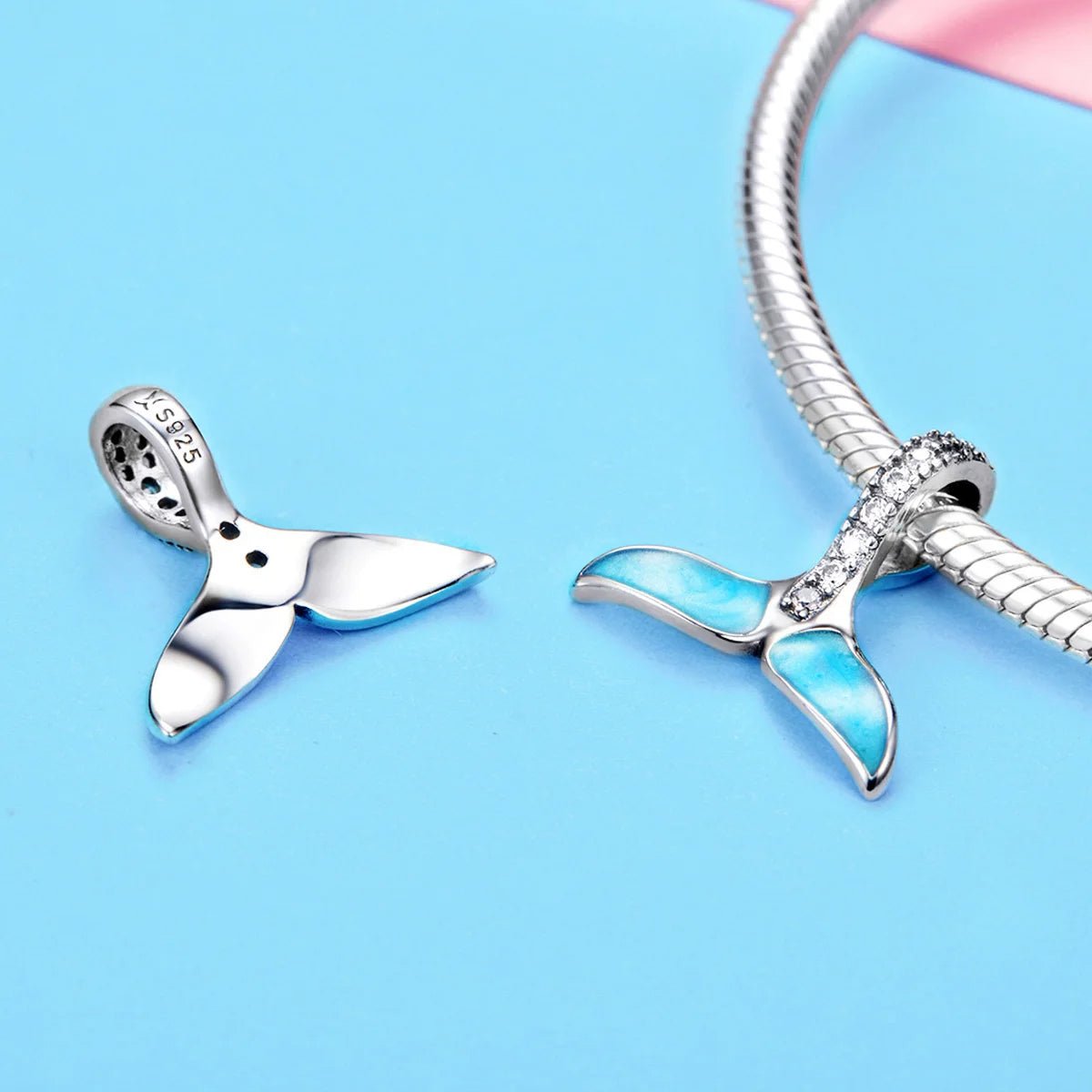 Liora Atelier Blue Whale Tail Ocean Charm