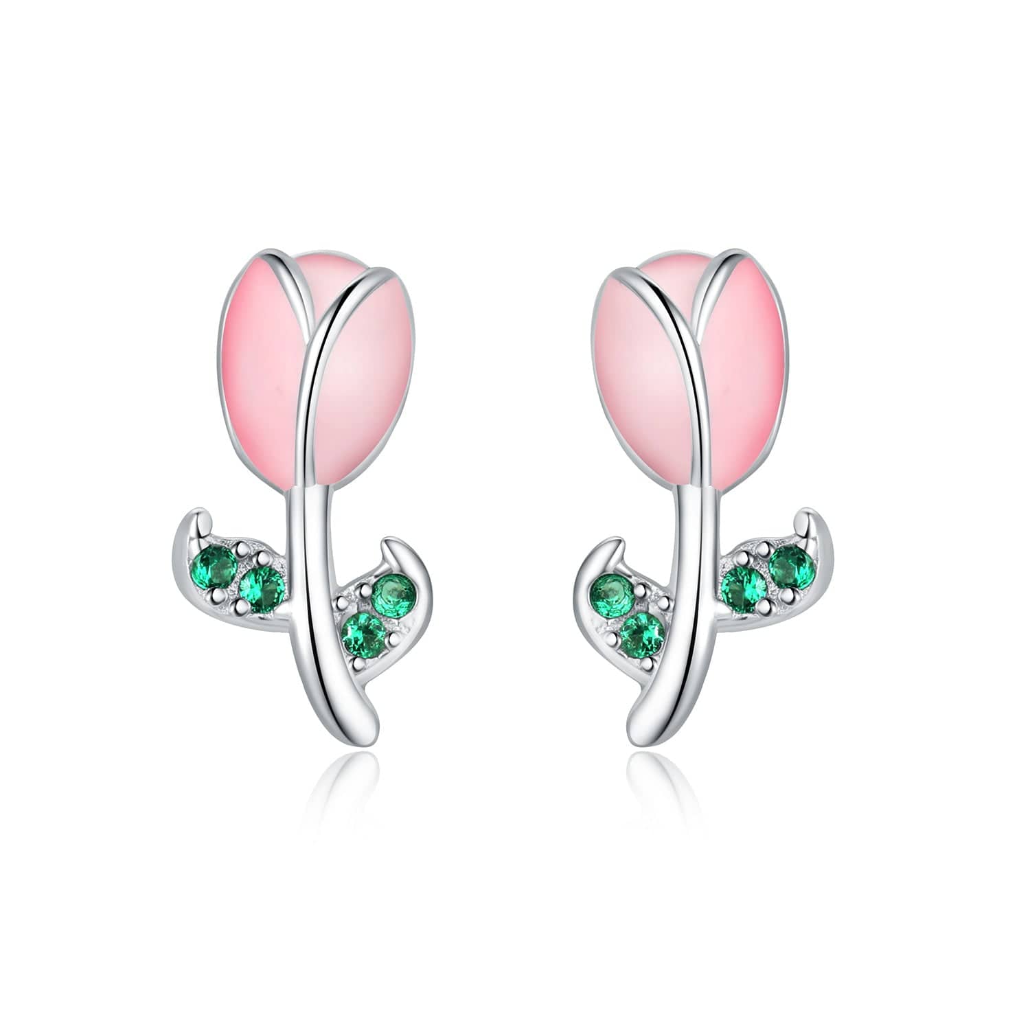 Liora Atelier Blushing Rosebud Sterling Studs