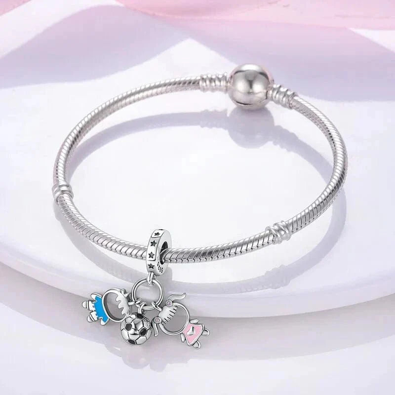 Liora AtelierBoy & Girl Football Charm
