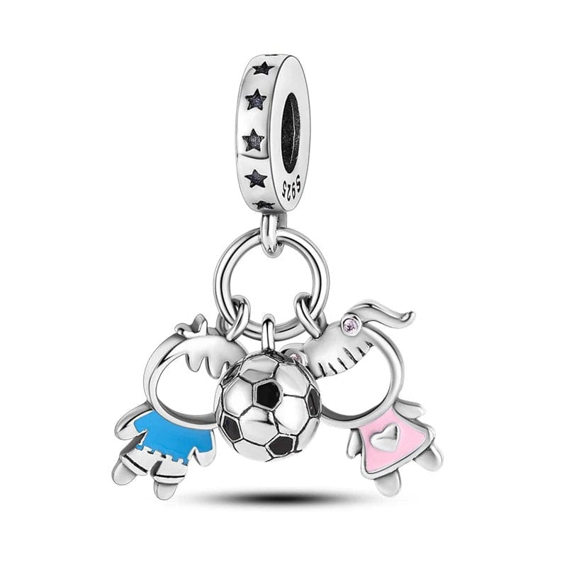 Liora AtelierBoy & Girl Football Charm
