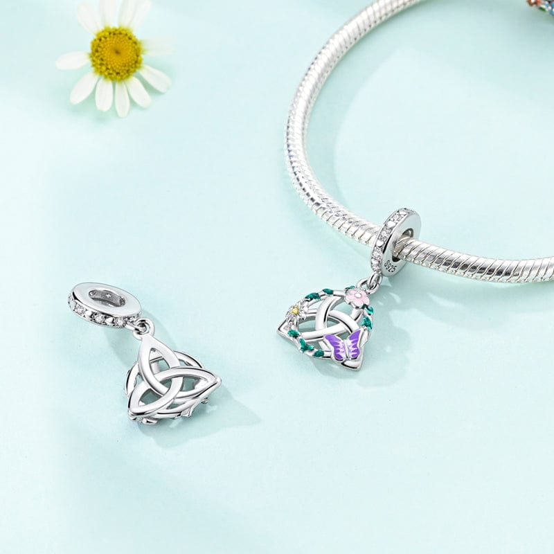 Liora Atelier Butterfly & Flower Garden Dangle Charm