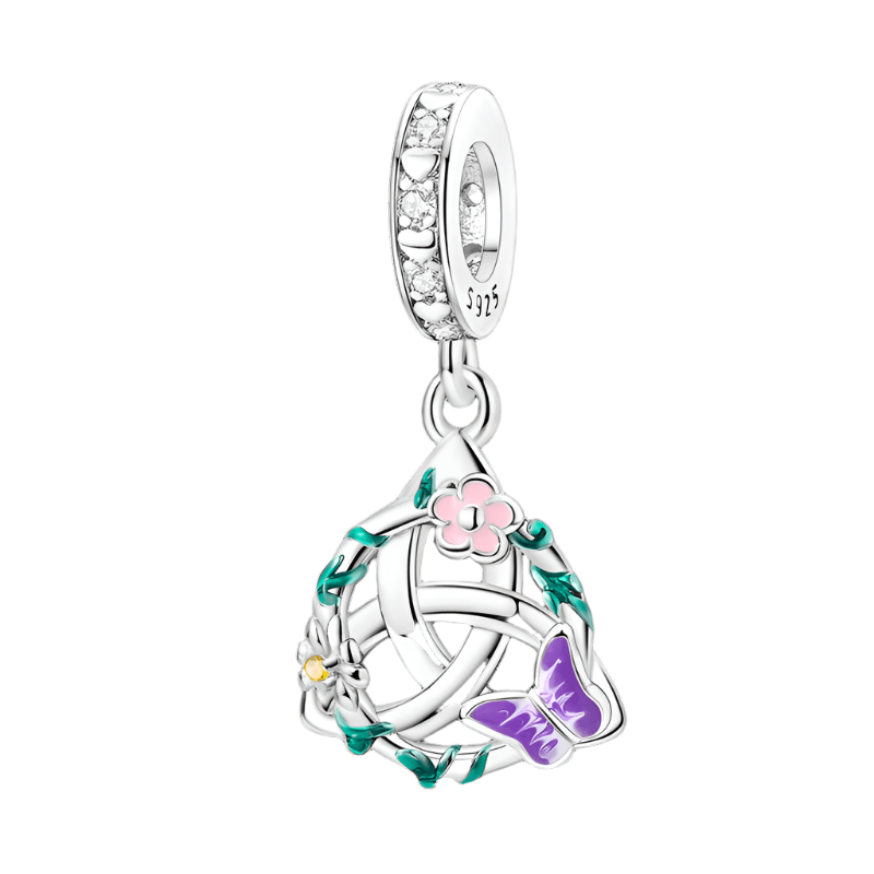 Liora Atelier Butterfly & Flower Garden Dangle Charm