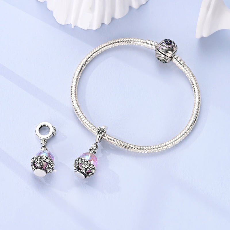 Liora Atelier Butterfly Garden Orb Dangle Charm