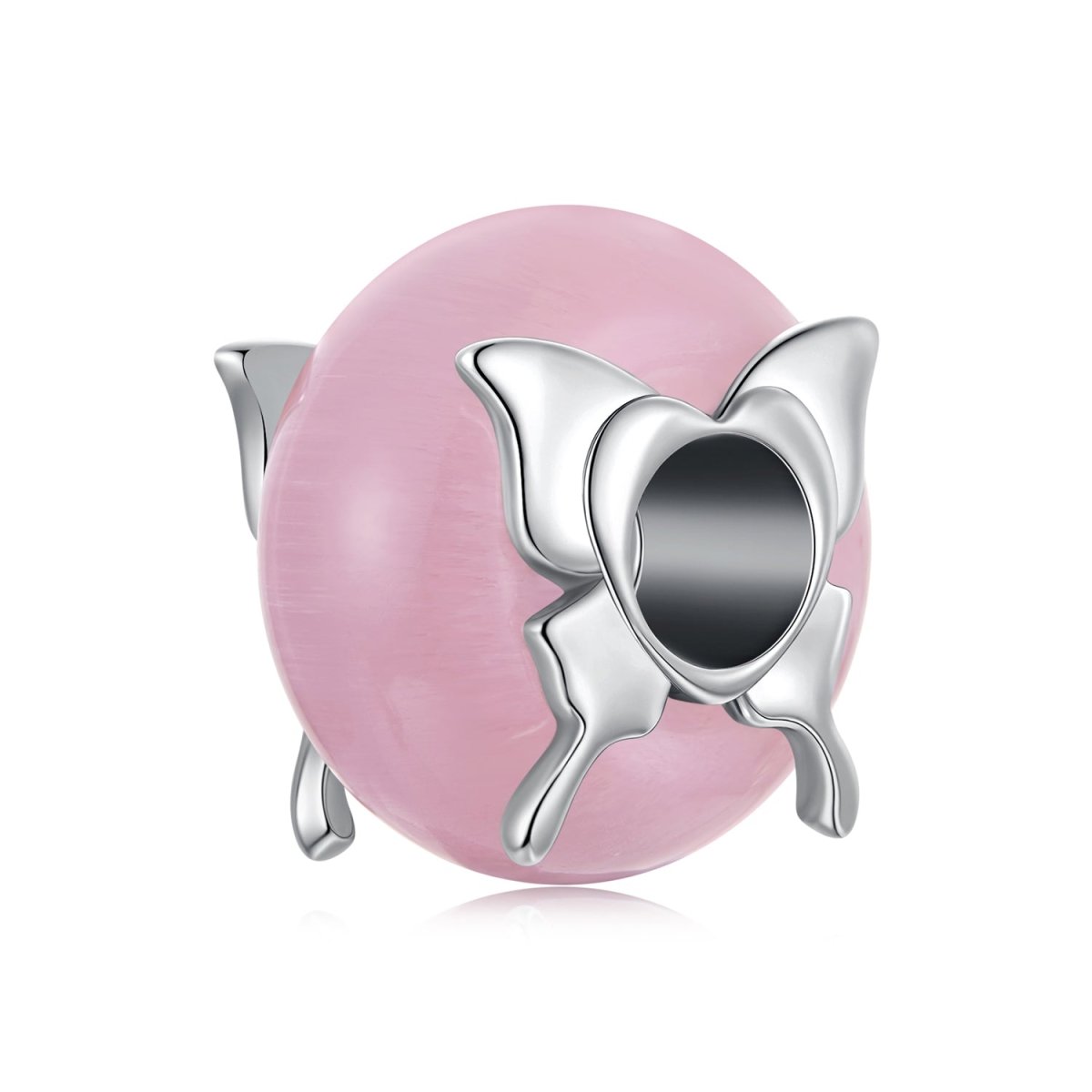 Liora Atelier Butterfly with Pink Murano Charm