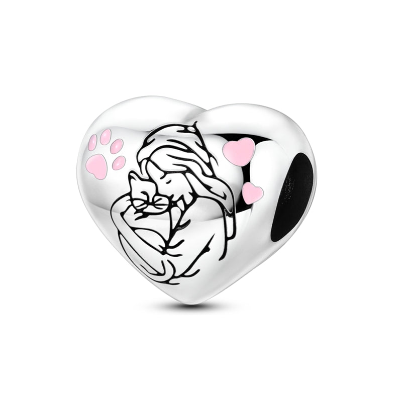 Liora Atelier Cat Lover's Heart Charm