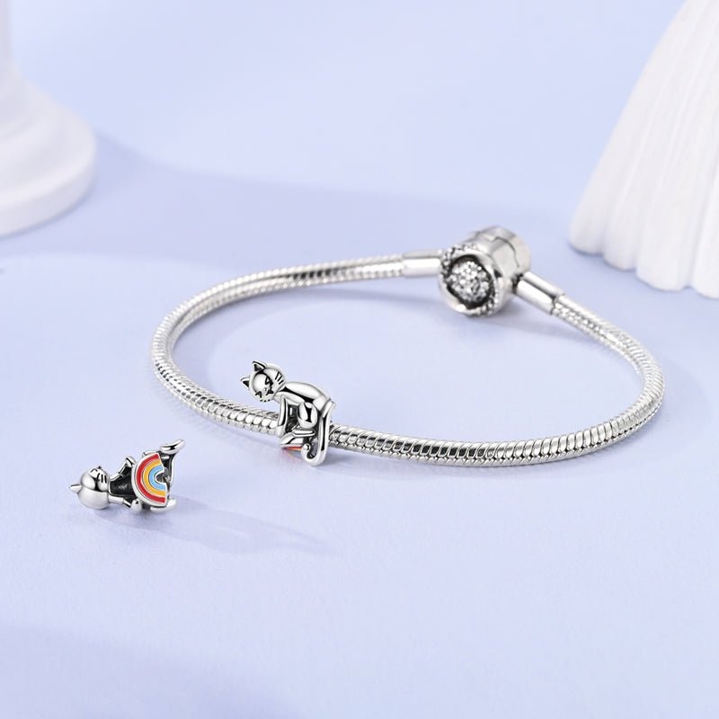 Liora Atelier Cat with Rainbow Charm