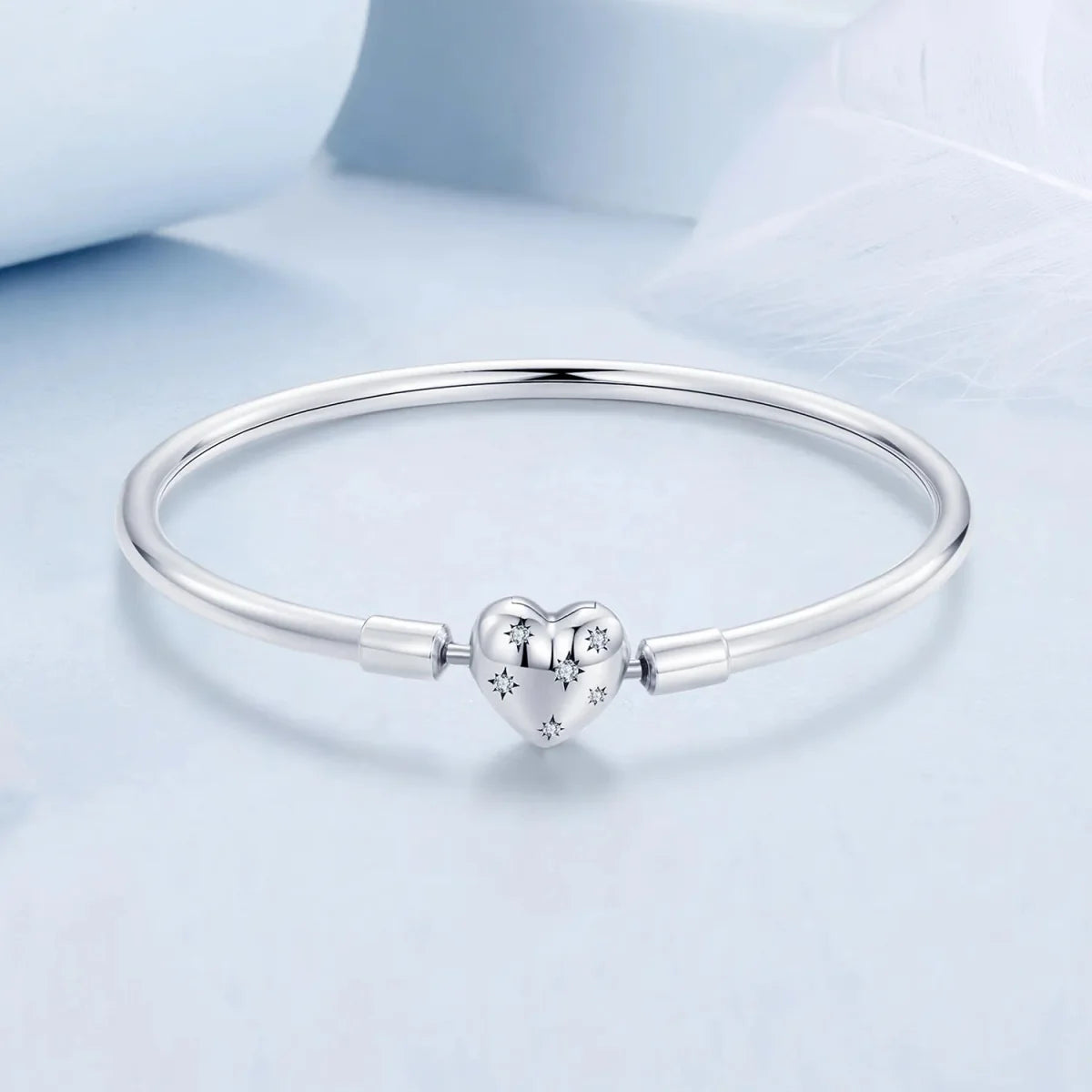 Liora Atelier Celestial Heart Starry Clasp Bangle