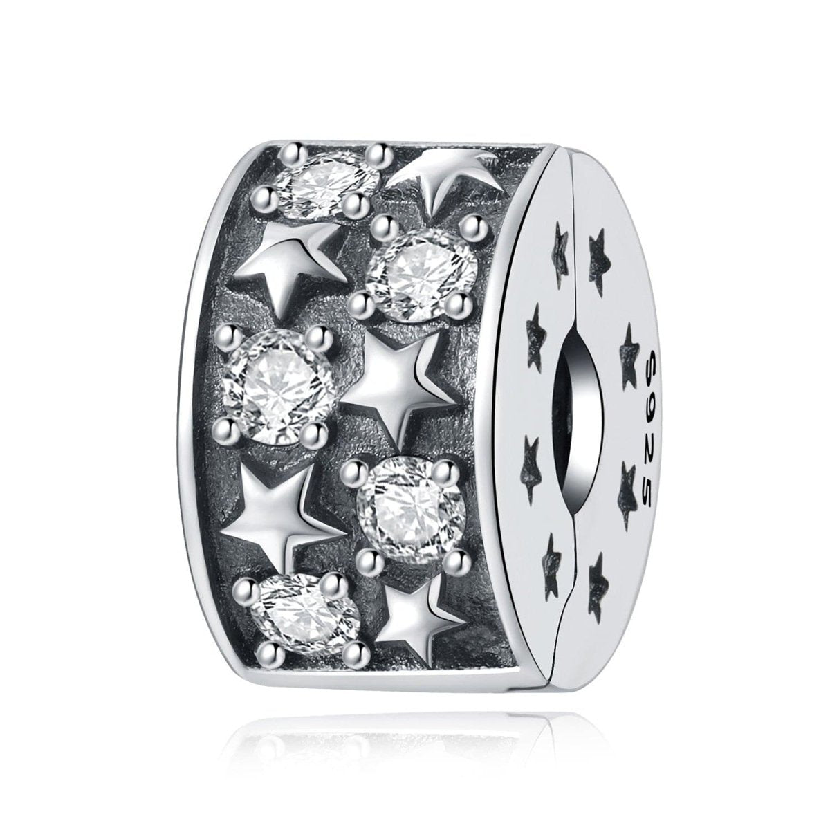 Liora Atelier Celestial Starburst Clip Charm with Sparkling Crystals