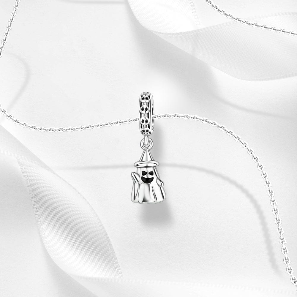 Liora Atelier Charming Ghost with Witch Hat Halloween Charm