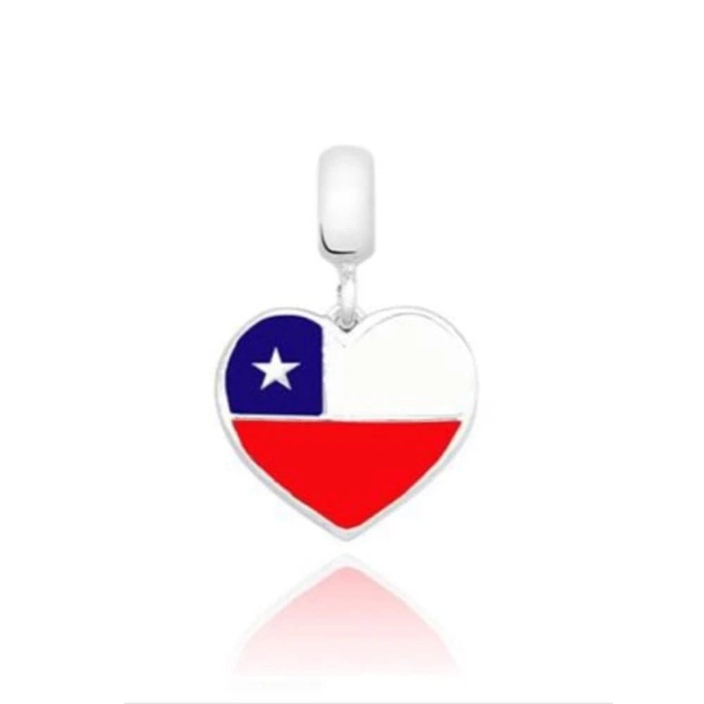 Liora Atelier Chile Heart Flag Dangle Charm