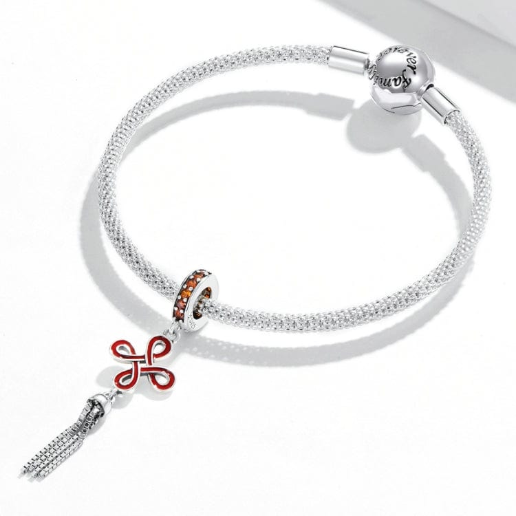 Liora Atelier Chinese Knot Red Dangle Charm