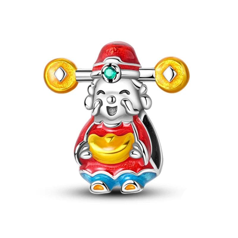 Liora Atelier Chinese Smiling God of Wealth Charm